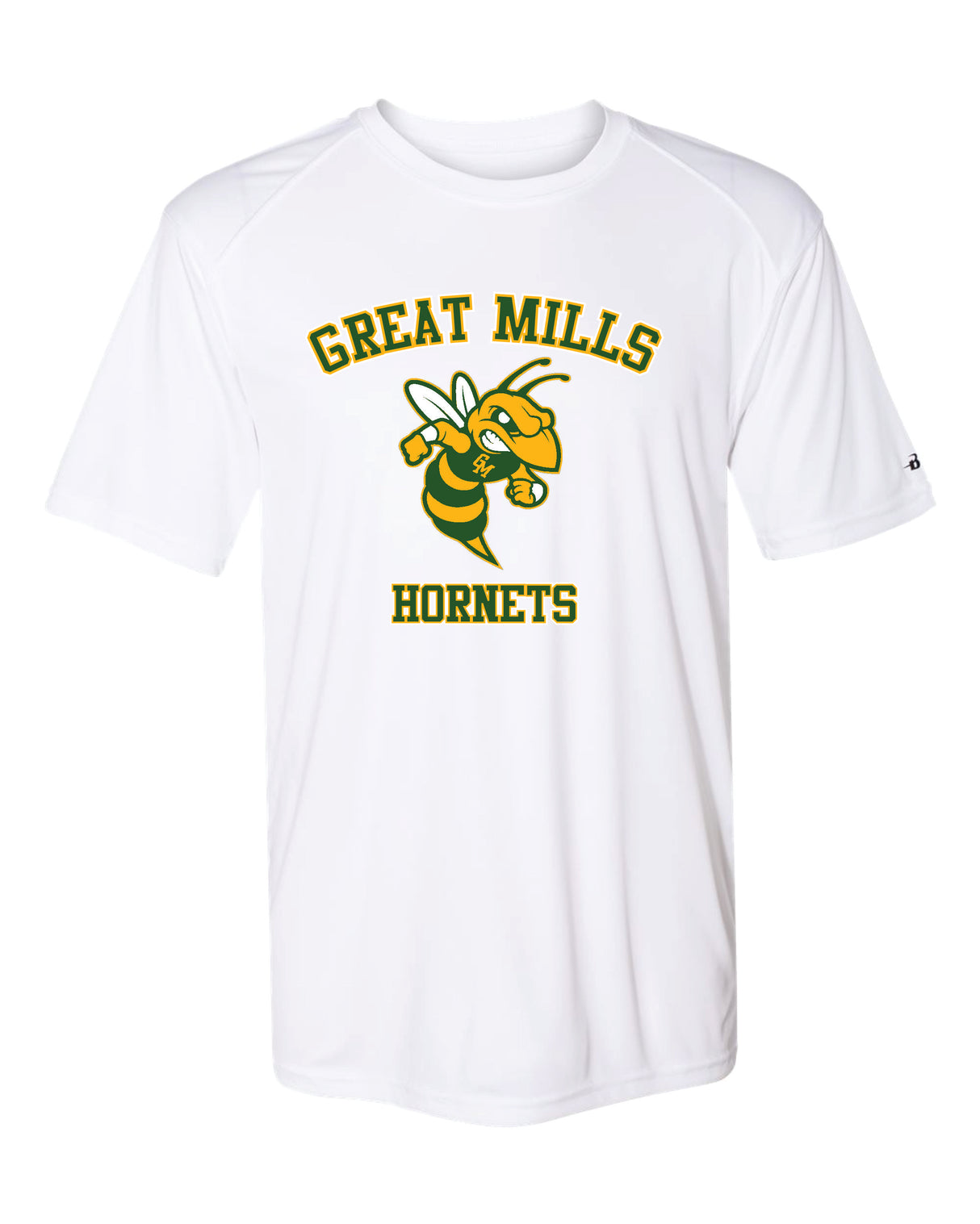 Great MIlls Short Sleeve Badger Dri Fit T shirt Hornets