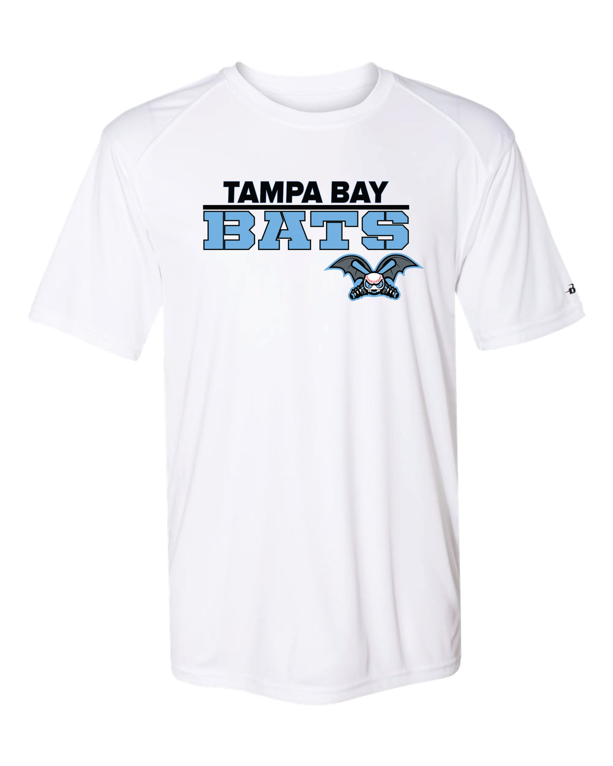 Tampa Bay Bats Short Sleeve Badger Dri Fit T shirt-YOUTH