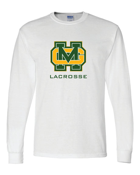 Great Mills Lacrosse Long Sleeve T-Shirt Cotton Blend
