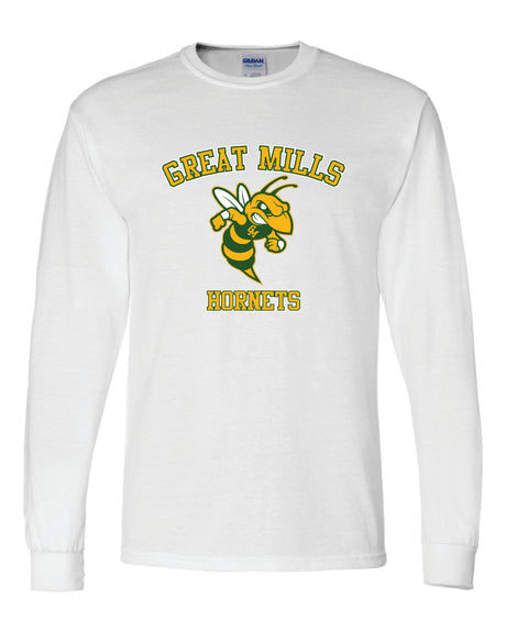 Great Mills 50/50 Long Sleeve T-Shirts Hornets