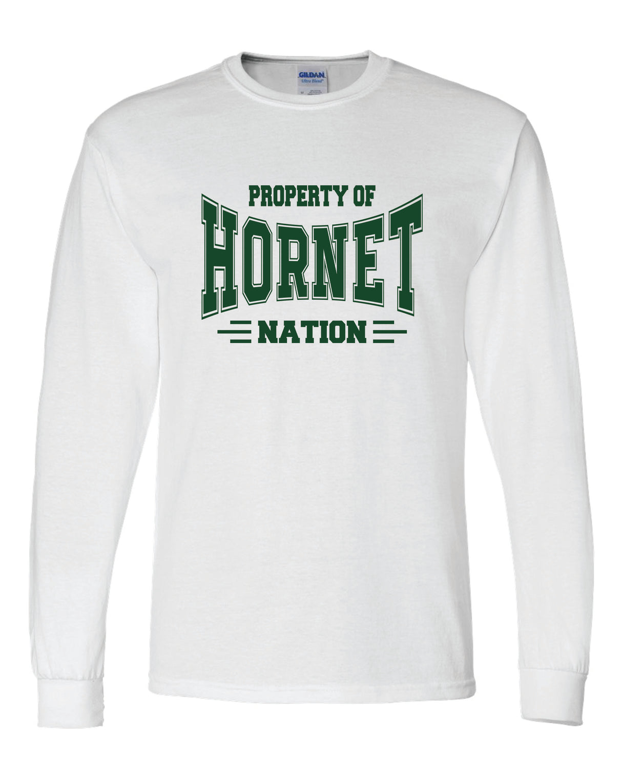 Great Mills 50/50 Long Sleeve T-Shirts Hornet Nation