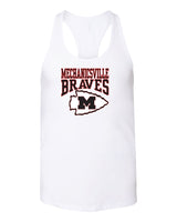 Mechanicsville Braves Cotton Racer Back Tank WOMEN