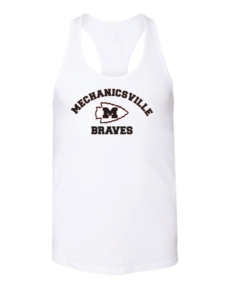 Mechanicsville Braves Cotton Racer Back Tank WOMEN