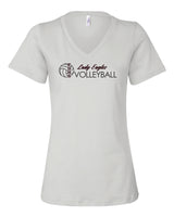 DOUGLASS VOLLEYBALL Women's Bella and Canvas Short Sleeve Relaxed Fit V Neck