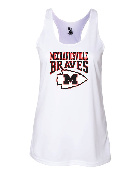 Mechanicsville Braves Dri Fit Racer Back Tank WOMEN