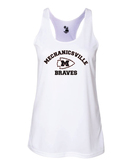 Mechanicsville Braves Dri Fit Racer Back Tank WOMEN