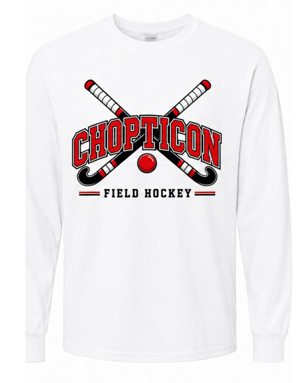 Chopticon Field Hockey Cotton/poly  50/50 Long Sleeve Shirt YOUTH