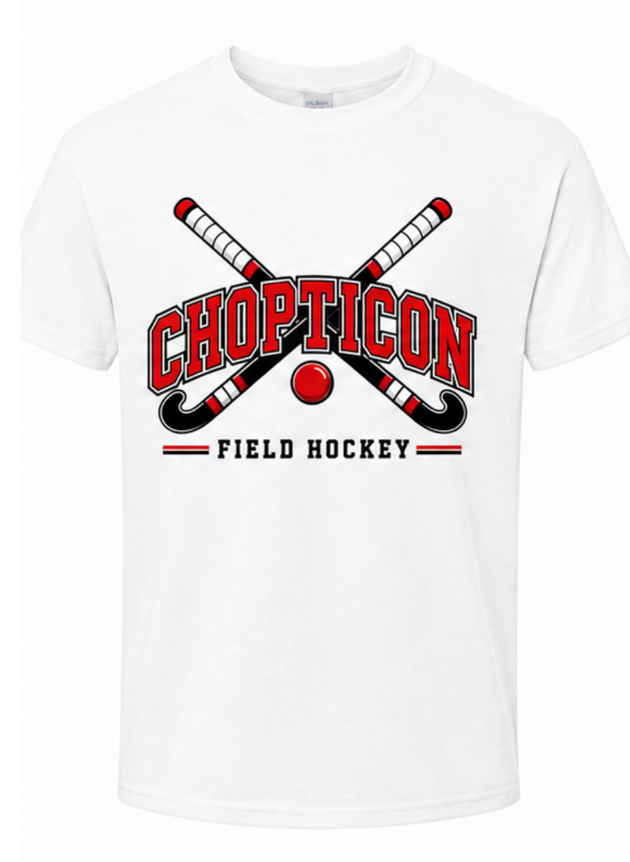 Chopticon Field Hockey Cotton/poly  50/50 Short Sleeve Shirt YOUTH