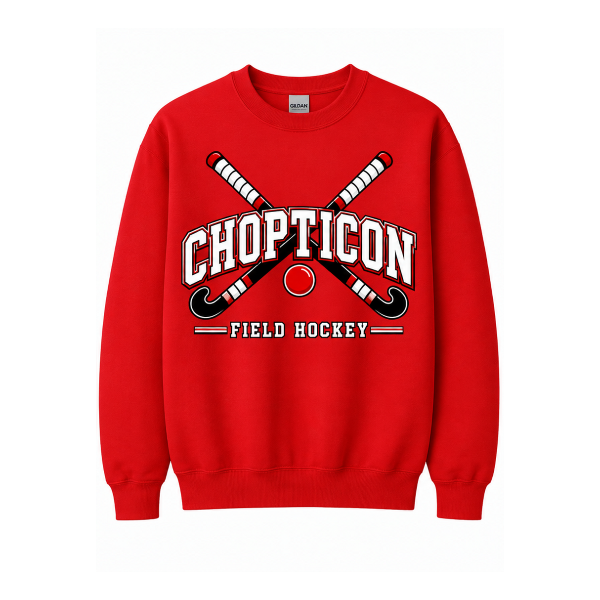 Chopticon Field Hockey Cotton/poly  50/50 Crewneck Sweatshirt