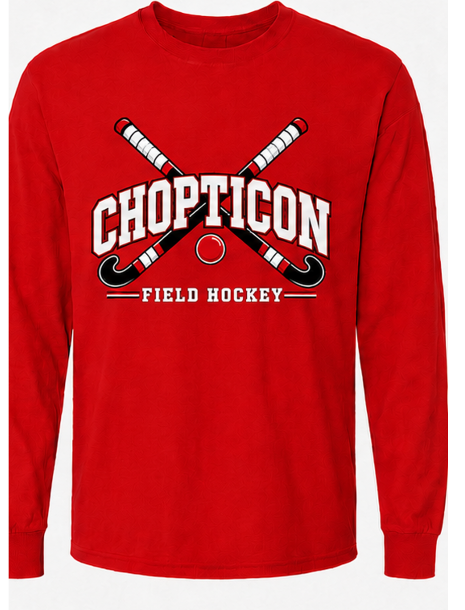 Chopticon Field Hockey Cotton/poly  50/50 Long Sleeve Shirt YOUTH