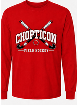 Chopticon Field Hockey Cotton/poly  50/50 Long Sleeve Shirt YOUTH