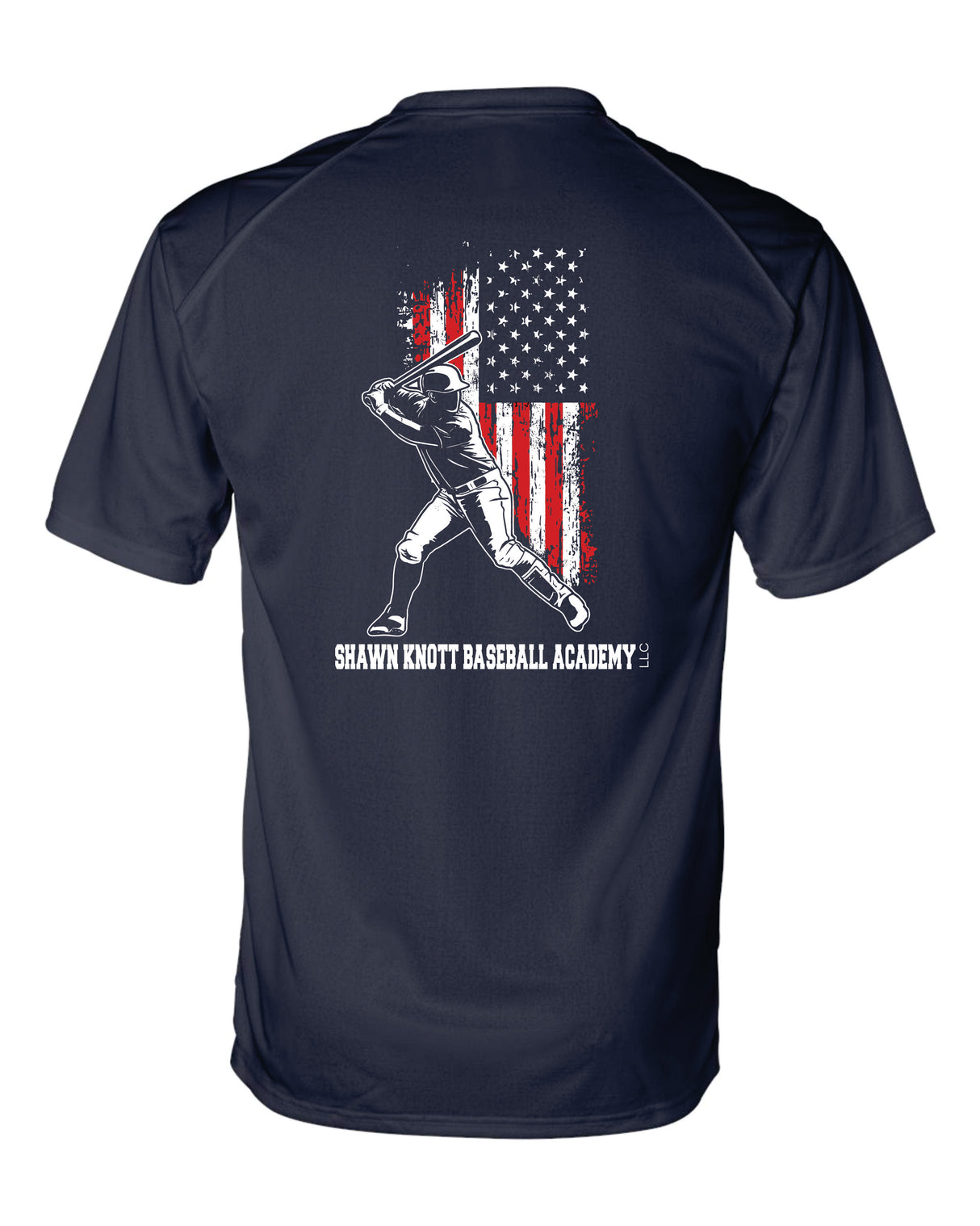 Shawn Knott Baseball Short Sleeve Badger Dri Fit T shirt FLAG