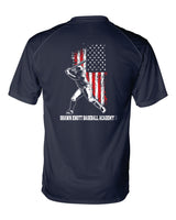 Shawn Knott Baseball Short Sleeve Badger Dri Fit T shirt FLAG