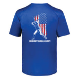 Shawn Knott Baseball Short Sleeve Badger Dri Fit T shirt FLAG