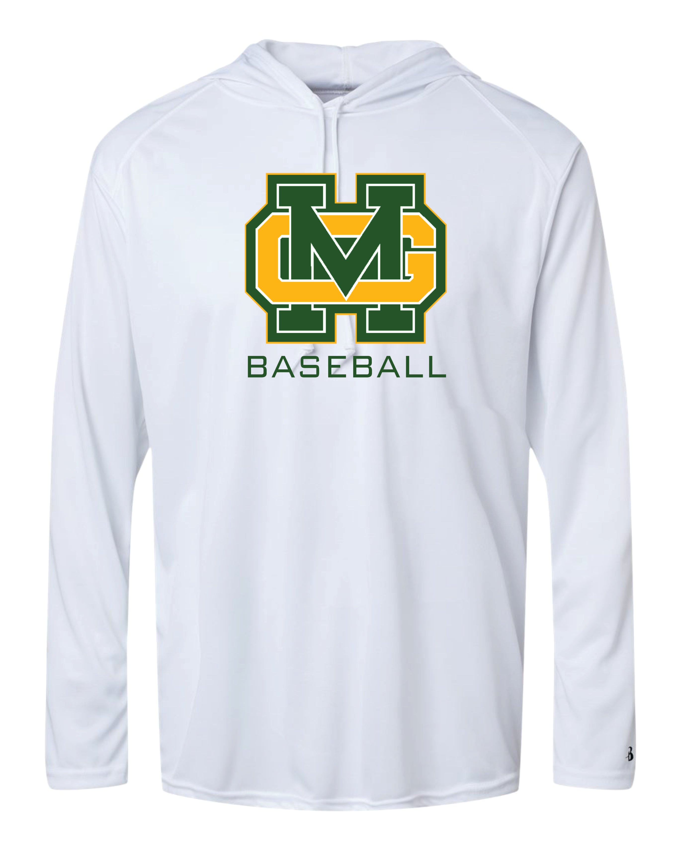 Great Mills Baseball Long Sleeve Badger  Hooded Dri Fit Shirt