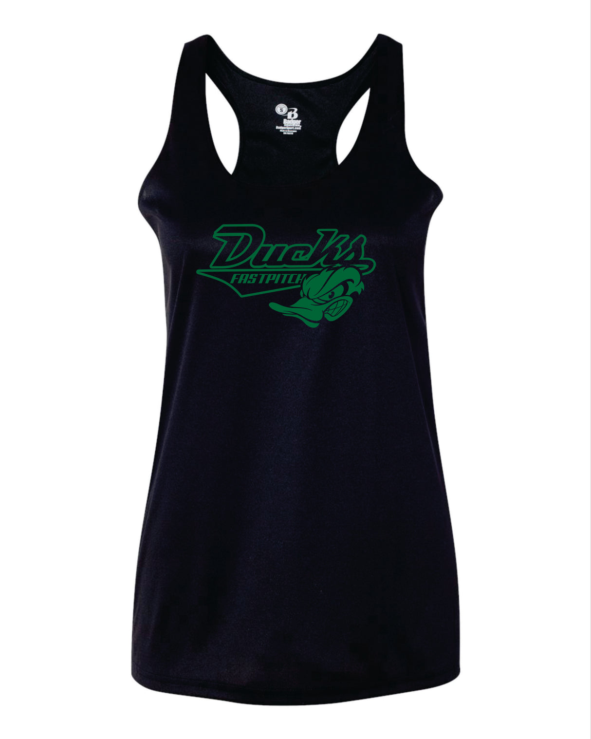 Ducks Badger Dri Fit Racer Back Tank WOMEN