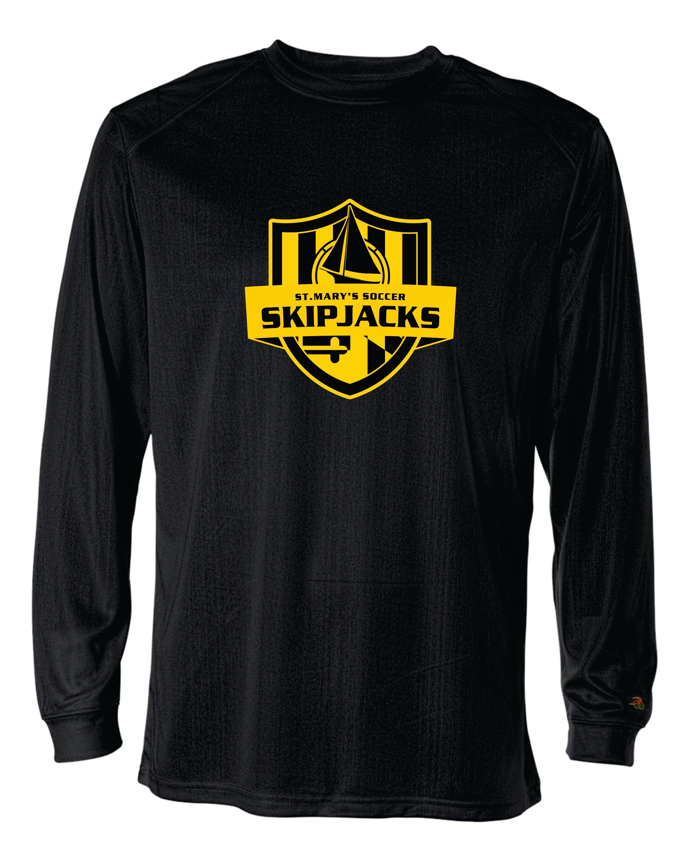 Skipjacks Long Sleeve Badger Dri Fit Shirt