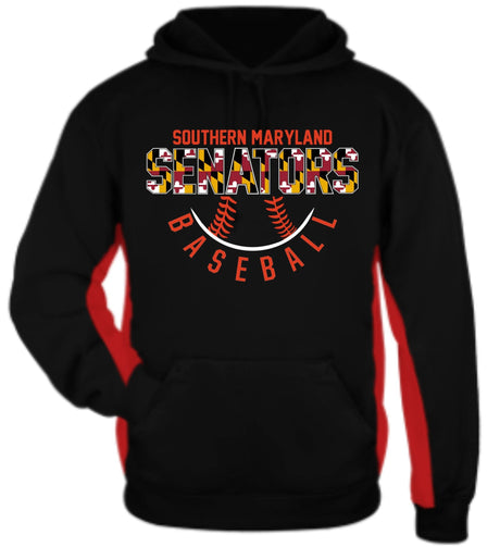 Senators Badger Dri-Fit Hoodie Half Ball Design