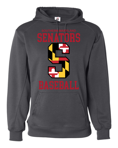 Senators Badger Dri-Fit Hoodie BIG S DESIGN