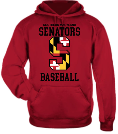 Senators Badger Dri-Fit Hoodie BIG S DESIGN