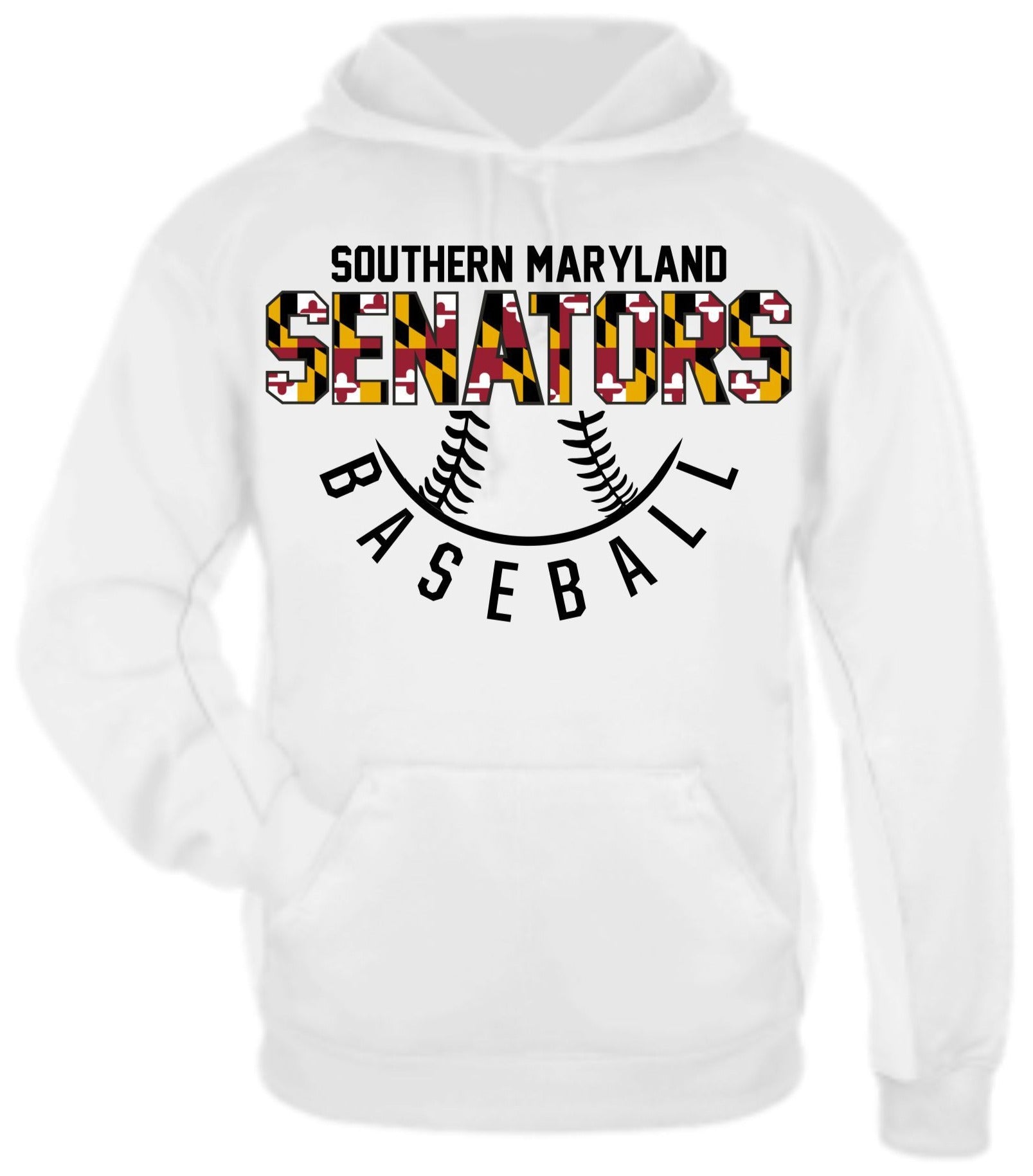 Senators Youth Badger Dri-Fit Hoodie Half Ball - 6 colors available