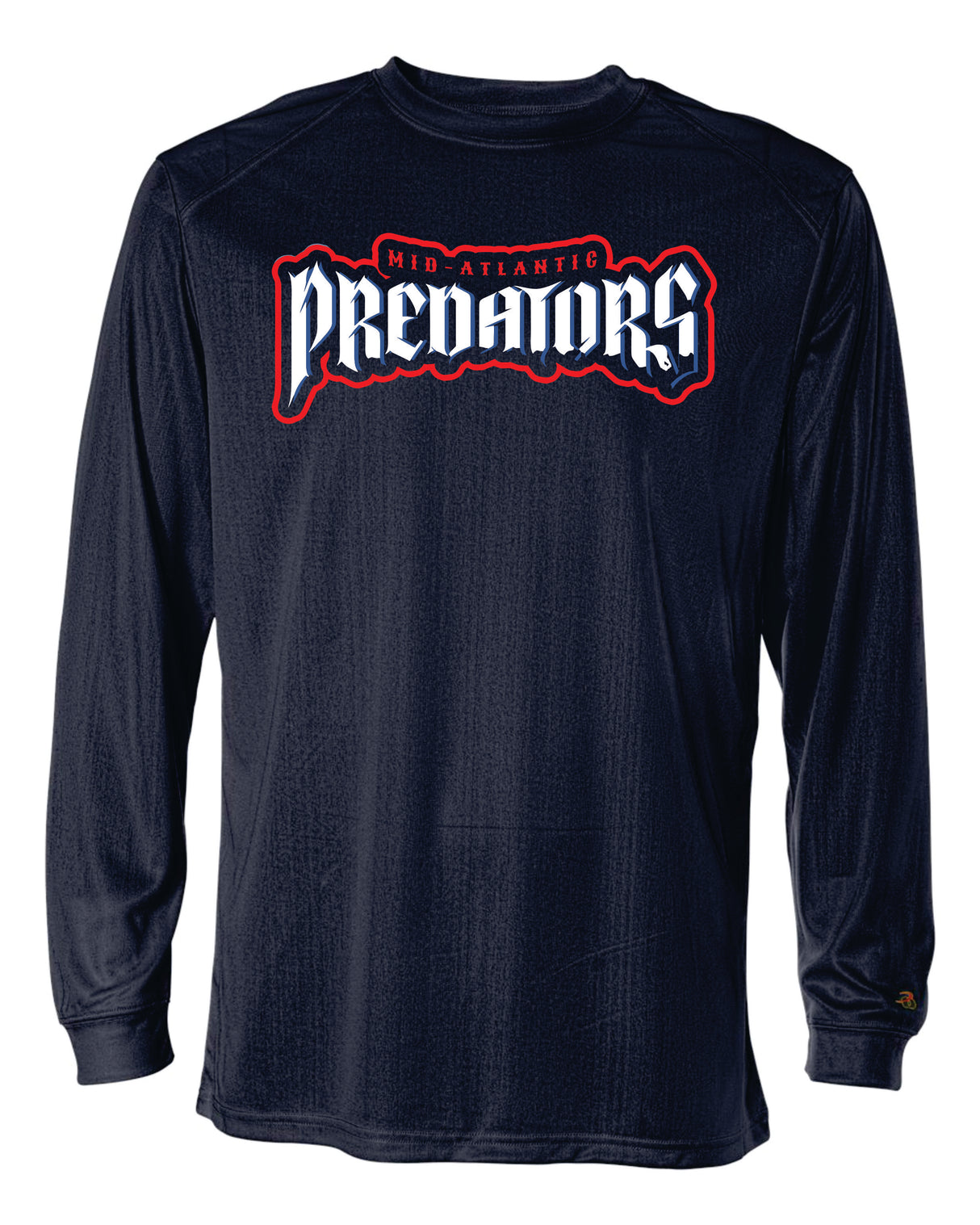 Predators Long Sleeve Badger Dri Fit Shirt