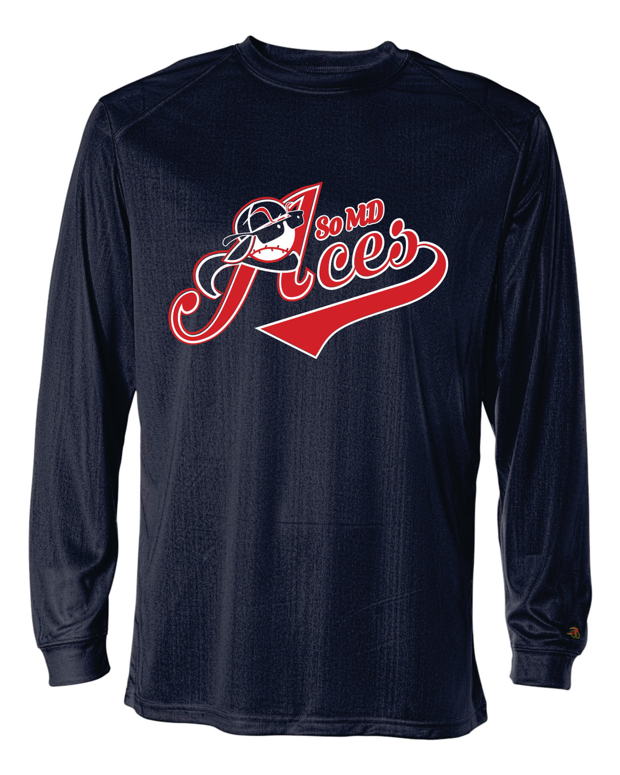 Aces Long Sleeve Badger Dri Fit Shirt