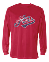 Aces Long Sleeve Badger Dri Fit Shirt