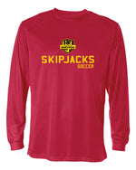 Load image into Gallery viewer, Skipjacks Long Sleeve Badger Dri Fit Shirt - Youth

