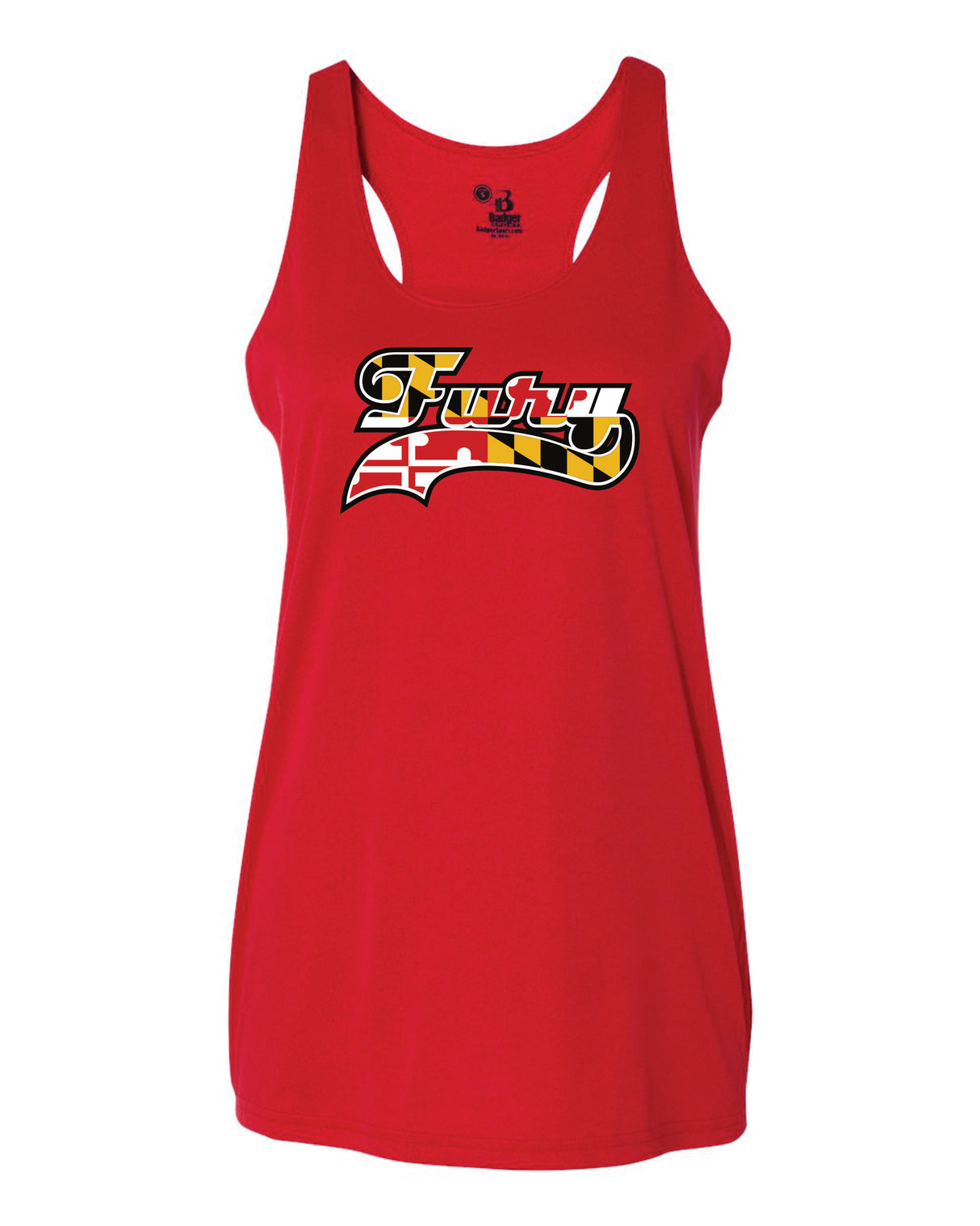 Fury Badger Dri Fit Racer Back Tank WOMEN