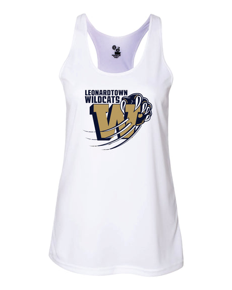 Leonardtown Wildcats Badger Dri Fit Racer Back Tank WOMEN CHEER