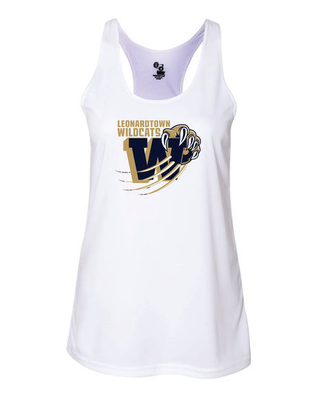 Leonardtown Wildcats Badger Dri Fit Racer Back Tank WOMEN