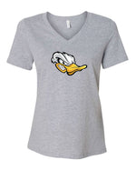 Load image into Gallery viewer, Ducks Women&#39;s Bella and Canvas Short Sleeve Relaxed Fit V-Neck
