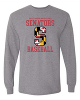 Senators Long Sleeve T-shirt Big S Design