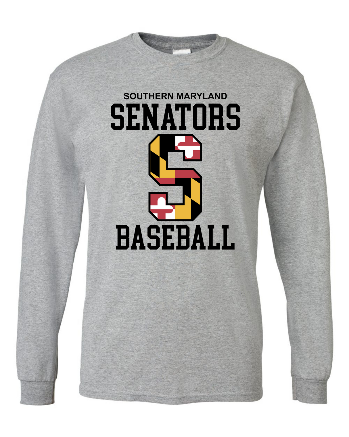 Senators Long Sleeve T-shirt Big S Design