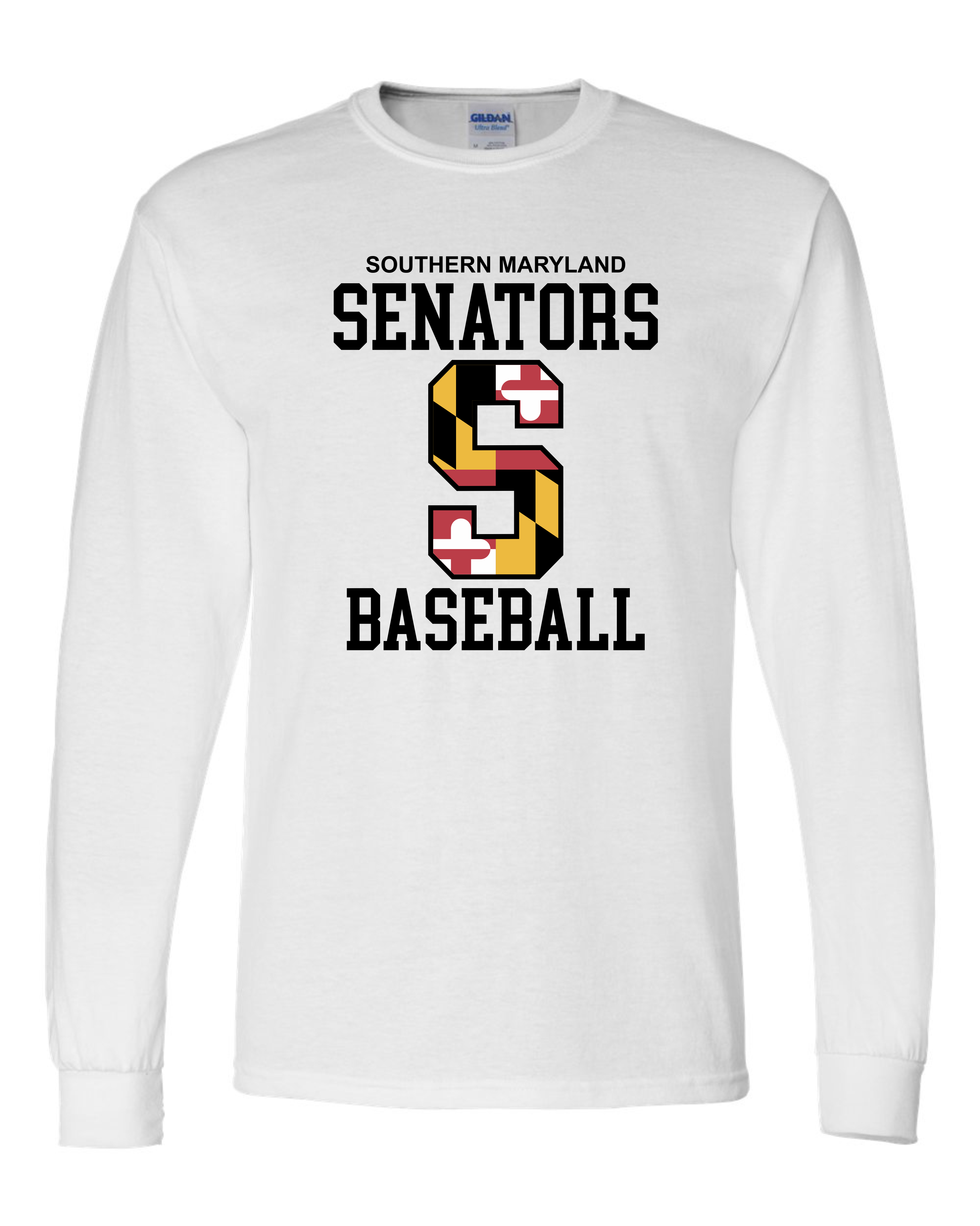 Senators Long Sleeve T-shirt Big S Design