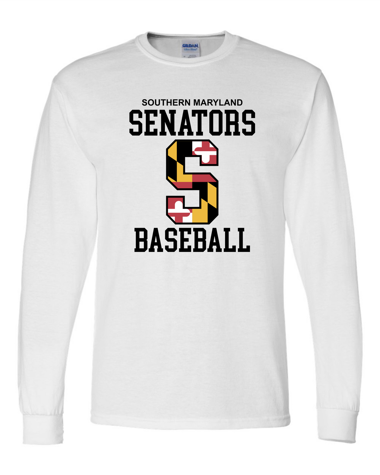 Senators Long Sleeve T-shirt Big S Design