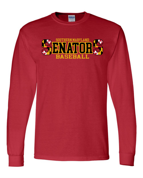 Senators Long Sleeve T-shirt Double S Design