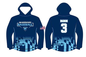 Warriors Full Sub Hoodie Adult and Youth