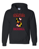 Load image into Gallery viewer, Senators  50/50 Hoodie BIG S Design - 5 colors available
