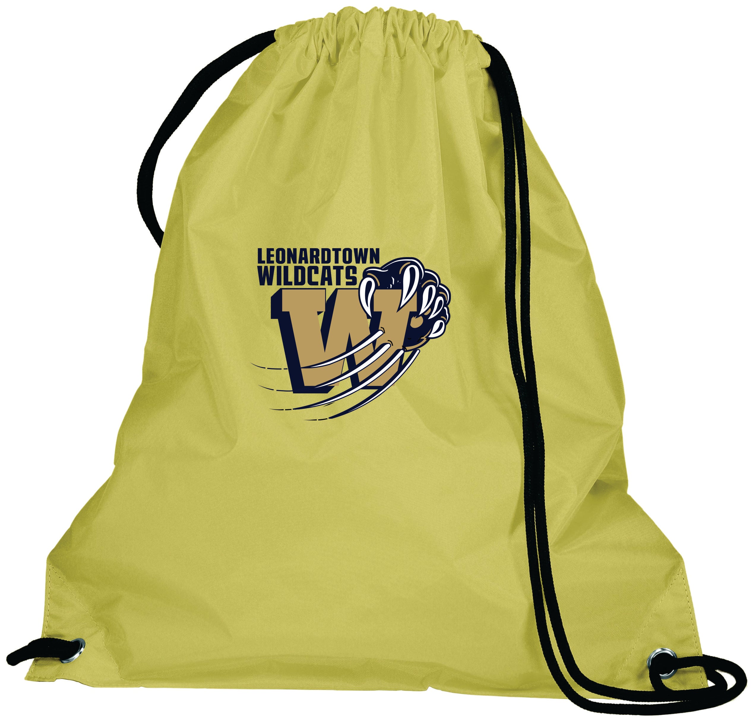 Leonardtown Wildcats Drawstring bags