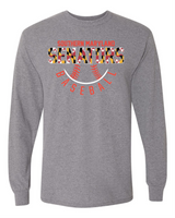 Senators Long Sleeve T-shirt Half Ball Design