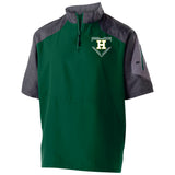 Hughesville Short sleeve two tone batting jacket