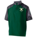 Load image into Gallery viewer, Hughesville Short sleeve two tone batting jacket
