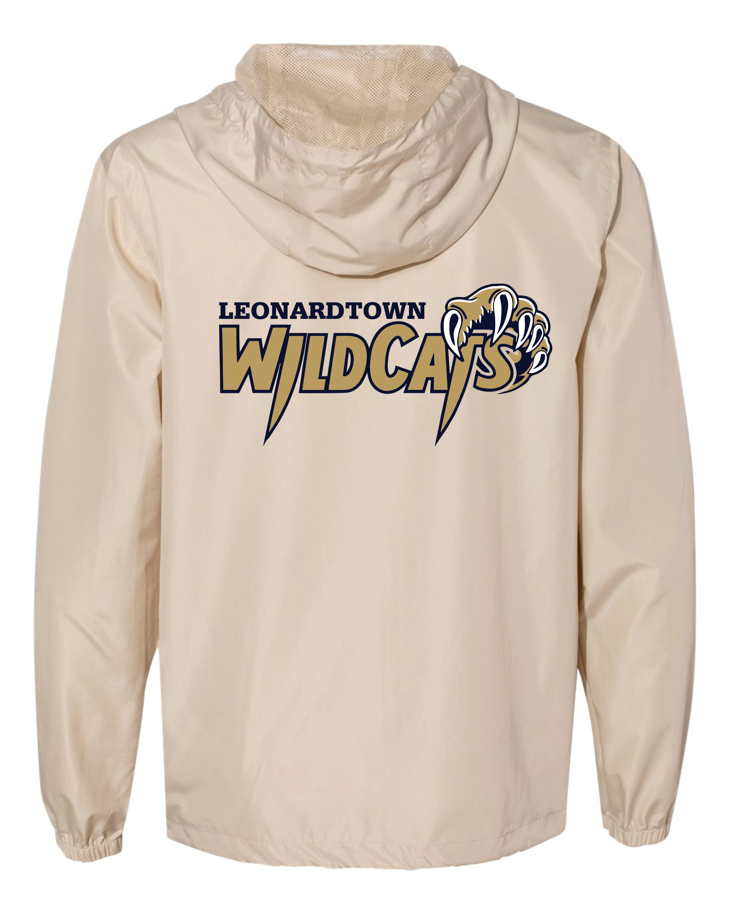 Leonardtown Wildcats Lightweight Rain Resistance Jacket