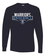 Load image into Gallery viewer, Warriors 50/50 Long Sleeve T-Shirts YOUTH
