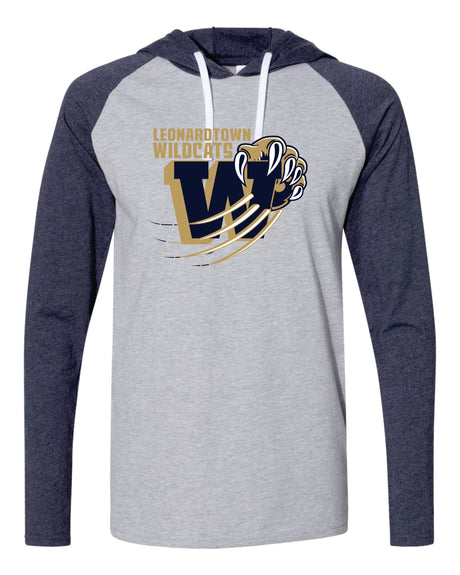 Leonardtown Wildcats Raglan Hoodie T-shirt