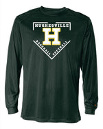 Load image into Gallery viewer, Hughesville LL Long Sleeve Badger Dri Fit Shirt Adult

