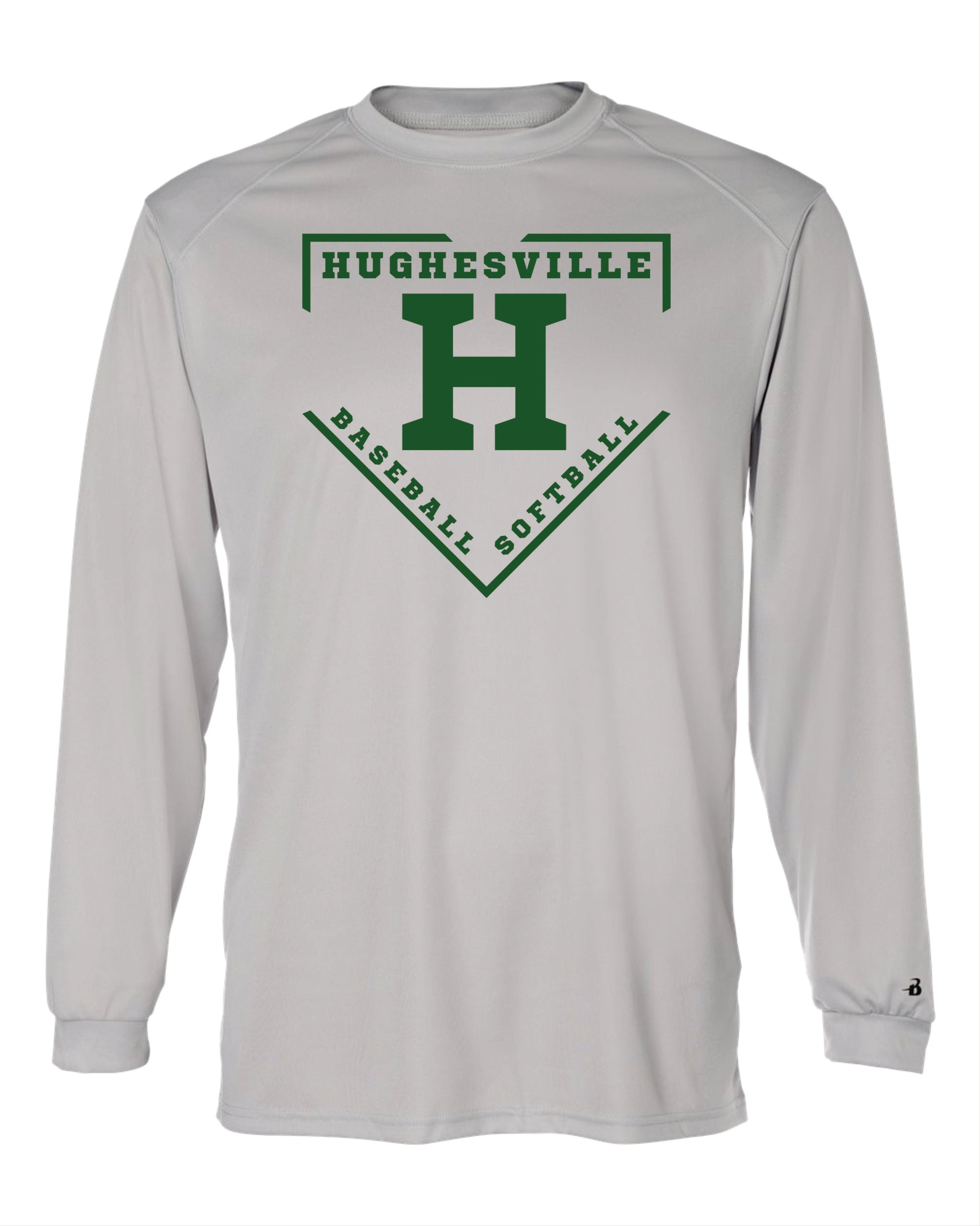Hughesville LL Long Sleeve Badger Dri Fit Shirt Womens