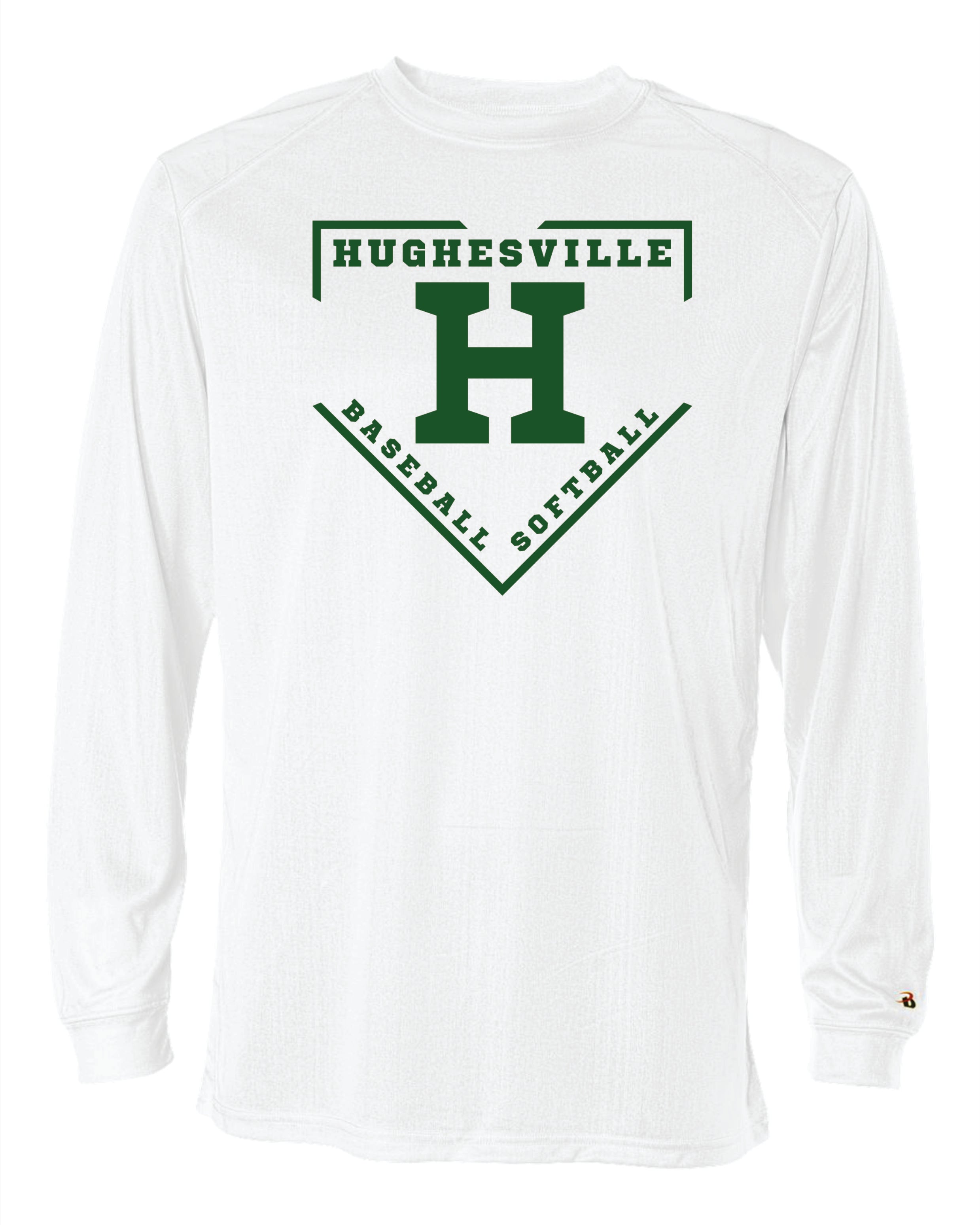 Hughesville LL Long Sleeve Badger Dri Fit Shirt Adult